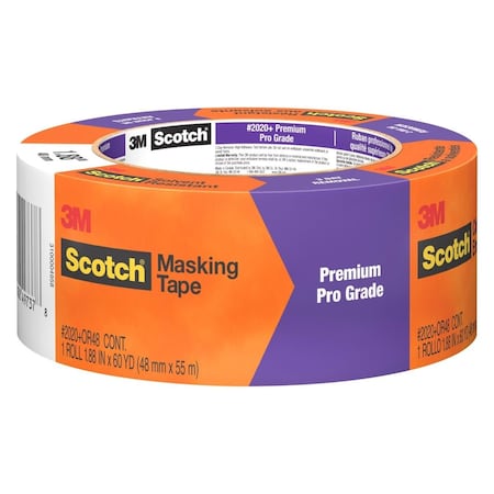 Defenseguard 2020-48TP 1.88 in. x 60 yards Orange Heavy Duty Masking Tape DE3551366